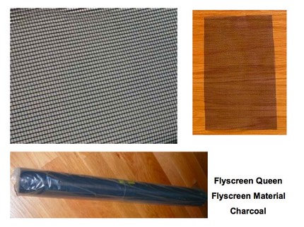 Flyscreen Material Charcoal