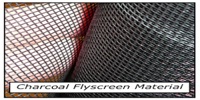 Flyscreen available by the metre and roll in almost invisible dark colour 