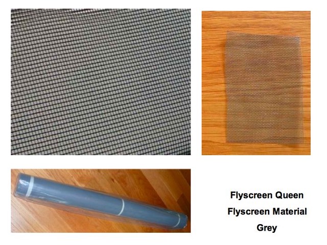 Flyscreen material grey