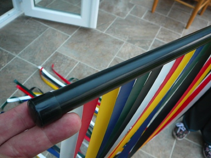 Strip flyscreen top rod which holds it in place