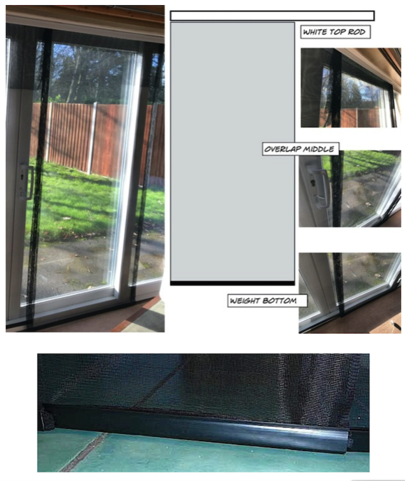 flyscreen wide panels for bi fold and patio doors