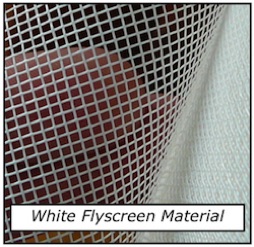 white flyscreen material special offer